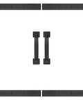 Magnetic Decorative Garage Door Hinges And Handles Kit, 8 Hinges And 4 Handles In Black, Carriage-Door Style, Heavy-Duty Magnets