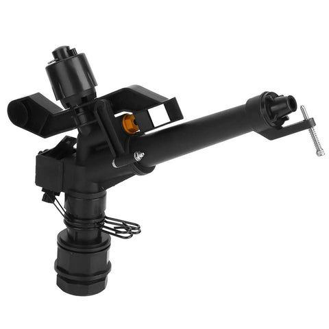 360 Degree Rotating Sprinkler System With Adjustable Spray For Lawn Garden And Farm Irrigation 1.5 In To 1 In Thread With DN25 Adapter