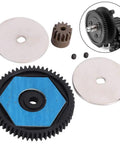 Beefed-Up RC Car Gear Set With 56T Spur Gear And 13T Pinion, Metal Construction For SCX10 II, Rust-Resistant Drive Train Upgrade
