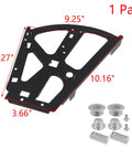 Two Layer Shoe Cabinet Hinges Set Black Steel Flip Plate Frames Replacement Hardware With Installation Accessories for shoe rack
