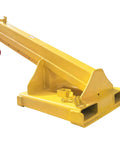 Rock Solid 8800Lb Manual Telescopic Forklift Jib Boom Crane, 94.5Inch Extending Mobile Hoist Attachment with red hook detail.