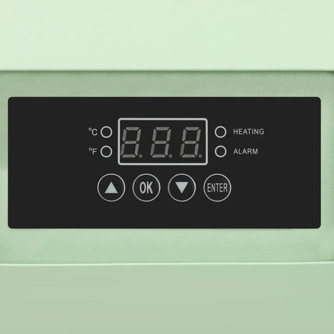 Control panel of Two In One Tumbler Heat Press For 11 To 30 Ounce Mugs, 500W Dual Mug Press for Sublimation, green machine