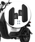 Upgrade Your Ride With These Premium Aluminum Alloy Ebike Foot Pegs That Rock Like A Pro. These Nonslip Front Pedals Offer Serious Grip And Ultimate Comfort For Long Hauls, Making Every Electric Bike Journey Safer And Way More Fun Without Compromising On. black aluminum alloy e-bike foot pegs with mounting screws