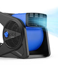 15 Inch Pivoting Blower Fan With 375 CFM Airflow Portable Floor And Carpet Dryer 3 Speed High Velocity Air Mover Side View