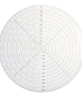 10 Inch Round Center Finder Tool For Wood Turning Lathe Work Clear Acrylic Circle Locator For Drawing Circles And Locating Center