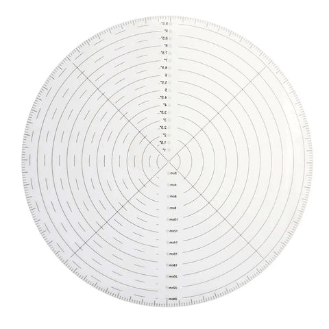 10 Inch Round Center Finder Tool For Wood Turning Lathe Work Clear Acrylic Circle Locator For Drawing Circles And Locating Center