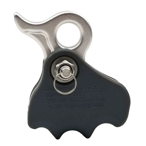 Close-up of grab adjuster for All-in-One Adjustable Tree Lanyard Kit With Flip Line Removable Grab Adjuster And Aluminum Swivel Snaphook