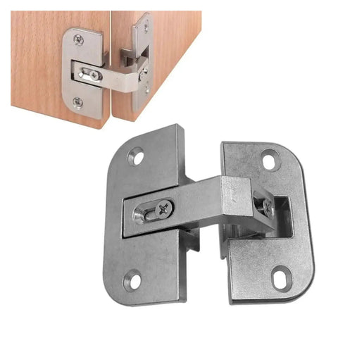 Self Closing Stainless Steel Door Hinge With Reversible Zinc Alloy Pie Cut Corner Concealed Heavy Duty Adjustable Connector
