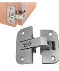 Heavy Duty Adjustable Concealed Door Hinges With Quiet Smooth Operation Zinc Alloy Pie Cut Corner Hinges