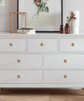 White dresser with 10 Pack Antique Brass Kitchen Cabinet Knobs Set Old School Vintage Drawer Knobs Aged Bronze Hardware