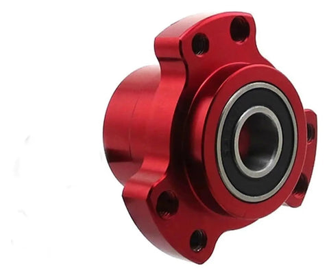 Lightened Billet Aluminum Front Wheel Hub With Five Eighth Inch High Speed Dual Sealed Bearings for Go Kart Bike and Drift Trike