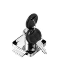 Heavy Duty Cabinet Drawer Locks With Keys Four Pack Snug And Secure Three Quarter Inch Cylinder Fit For Home Storage Secure Your Stash Durable Galvanized Steel Build tough lock with keys in view.