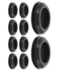 Silicone Hole Plug Set Waterproof Round Rubber Plugs 10 Pack For 3.5 To 4 Cm Holes With Groove Leak Prevention For Automotive And Electrical Boxes