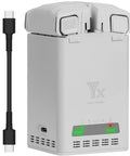 Dual Battery Charging Hub for Mini 5 Pro, Mini 4 Pro, Mini 3 Pro, and Mini 3 Drone with LED indicators and charging cable