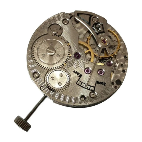 Drop In Hand Winding Mechanical Watch Movement ST3621 ETA6498 Replacement Part with visible gears and winding stem.