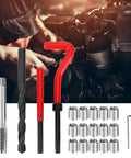 Pro Grade Thread Insert Repair Kit For Automotive Parts With High Precision Thread Sleeve And Durable Wear Resistant Aluminum Thread Repair For Damaged Threads In Motors Engines And Switchgear, tap and inserts