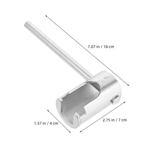 Heavy Duty Steel Fire Sprinkler Wrench For Concealed Heads, 7.07 in, alloy steel, designed for quick ceiling repairs.