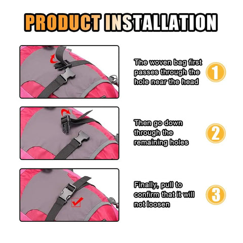 Installation steps for Heavy Duty 39 Inch Adjustable Car Battery Box Tie Down Straps 2 Pack with locking buckle.