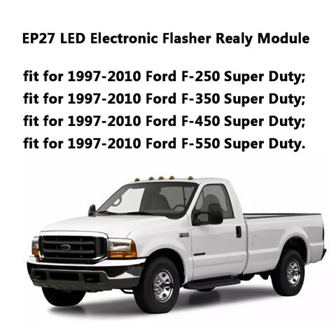 5 Pin LED Flasher Relay For Ford F150 F250 F550 And Ranger 1995-2011 Electronic Turn Signal And Hazard Module displayed