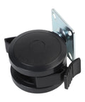 Heavy Duty 4 Pack Locking Casters For Weber Spirit 200 And 300 Gas Grills Model 69827 black swivel caster with brake lever.