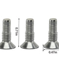 Three Pack Flat Head Door Latch Lock Mount Screw M6x18.5mm For Actuator Motor Mount Bolt Outer Handle Replacement