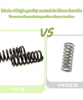 Comparison of two door hinge springs for Chevy S10 Pickup and Blazer S10, showcasing material durability and construction.