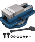 Beefy Mill Vise With 360 Degree Swivel Base For Milling Shaping And Drilling Machines 4.56 Inch Jaw Opening 3.98 Inch Wide Jaw