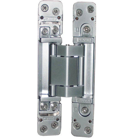 Heavy Duty Invisible Door Hinge With 3 Way Adjustment For Vertical, Horizontal And Depth, Hidden Screws For Clean Look