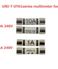 Ceramic Fuse Set For Digital Multimeter UT61 Series 10A 250V And 1A 250V Fuses 4 Pack Replacement Kit For UT61A UT61B