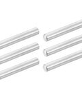 30 Piece 6mm By 40mm Stainless Steel Dowel Pins Shelf Support Pegs Fasteners Assortment Kit For Durable Wood And Metal Shelving Projects Silver, shown in six pins