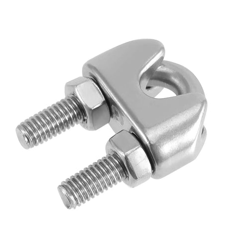 20 Pack 3/8 Inch Wire Rope Clamps Heavy Duty Stainless Steel Cable Grips Rock Solid M10 Wire Cable Clips Built Tough With Top Shelf Rust Protection For Daily Rigging