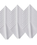 White microfiber cleaning cloths, 7x6 inches, 30-pack bulk reusable for screens and camera lenses