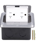 Shop Grade 250V 20A Floor Electrical Outlet With Embedded Pop Up Power Socket And Ip40 Weather Seal for sleek office installations.