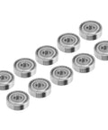 Top Rated Stainless Steel Ball Bearing Set For Skateboards And Longboards Plus Roller Skates Super Smooth S627Z Bearings High Speed Low Noise 7x22x7mm Size Drag Reduction Kit For Pros That Slays Every Session Game, 10 sealed bearings