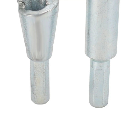 Close-up of Heavy Duty High Speed Steel Wire Stripper Compatible With Electric Drill, showing metal shaft for quick stripping tasks.