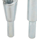 Heavy Duty Electric Drill Wire Stripper Attachment With Lightning Fast Three And Five Way Auto Twist Function, close-up image of metal drill attachments.