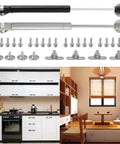 Heavy Duty 2 Pack 100N Gas Struts Shocks Lid Support for Cabinets Toy Boxes Truck Doors, 10 Inch Hydraulic Gas Spring Hinges