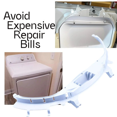 Dryer Drum Bearing Kit For Most Home Dryers, Quiet Replacement That Ends Squeaking And Grinding, Stops Black Marks From Worn Bearings And Slides, Easy DIY Install, Restores Quiet, Smooth, Efficient Drying Performance, white plastic dryer drum slide