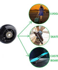 70mm Luggage Wheels Replacement Set For Suitcases Inline Skates And Casters 70X19mm Quiet Polyurethane Wheels with 8mm Bearings