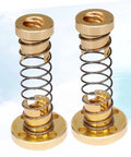 Two Sets Printer Lead Screw Kit Beefy Stainless Steel Lead Screws With Copper Nuts springs visible