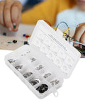120 Piece E Clip Set In Stainless Steel External Retaining Rings Circlips From 1.5mm To 10mm With Smooth No Burr Edges