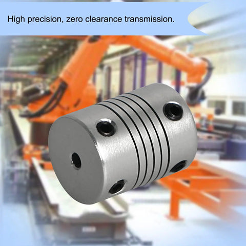 Flexible Beam Coupling 3mm To 5mm Shaft Size 25mm Length 1 Inch With 19mm Outer Diameter DIY Friendly For 3D Printers CNC Machines And Encoders Includes M4 Screws 4 Pack