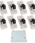12 pcs self adhesive caster wheels low-profile rollers with unbreakable ABS construction for furniture legs and kitchen appliances
