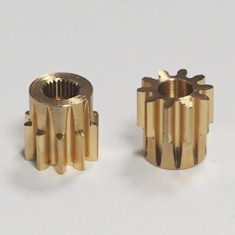 Heavy Duty Servo Gear Tooth Component For High Precision Power Transmission, Built To Last, Professional Grade, pictured brass gear