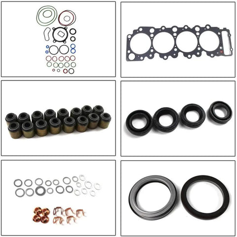 Essential Engine Rebuilding Gasket Kit For 4Hk1 5 2L Motor With Drop In Seal Upgrade For Npr Nqr Nrr Trucks parts and seals arrangement.