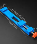 Adjustable Circular Saw Guide Rail, ABS plastic, 295mm x 40mm, shown with dimensions, fits 4-6 inch saws for precise wood and marble cuts