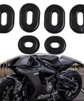 Honda Rubber Side Cover Grommet Set For CB CL SL XL Series Motorcycles 1970s Reproduction Kit Includes Six Black Grommets Grease And Easy Installation For A Ride Ready Durable Side Cover Fit.