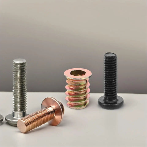Metal Threaded Inserts Kit For Wood Furniture Assembly With Wrenches And Drill Bit Screw In Fasteners variety on display