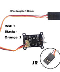 Close-up of Two Pack Micro Servo 1.5g Tiny Digital Linear Servo For Indoor RC Planes And Small Drones showing wiring details