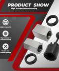 Beefy 5C Collet Block For Lathes And Mill Machines Featuring Hex Square Mount Accepting 1/16 To 1 1/8 Inch Bars Forged From Tough Alloy Steel With Secure Collet Closer For No Nonsense Daily Shop Tasks, showcasing collet block components.